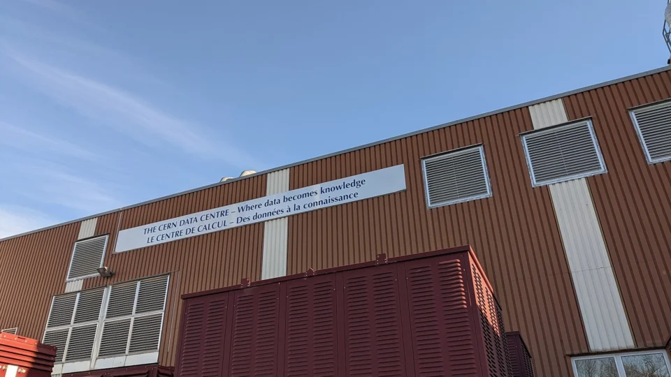 CERN data centre facility housing computing infrastructure