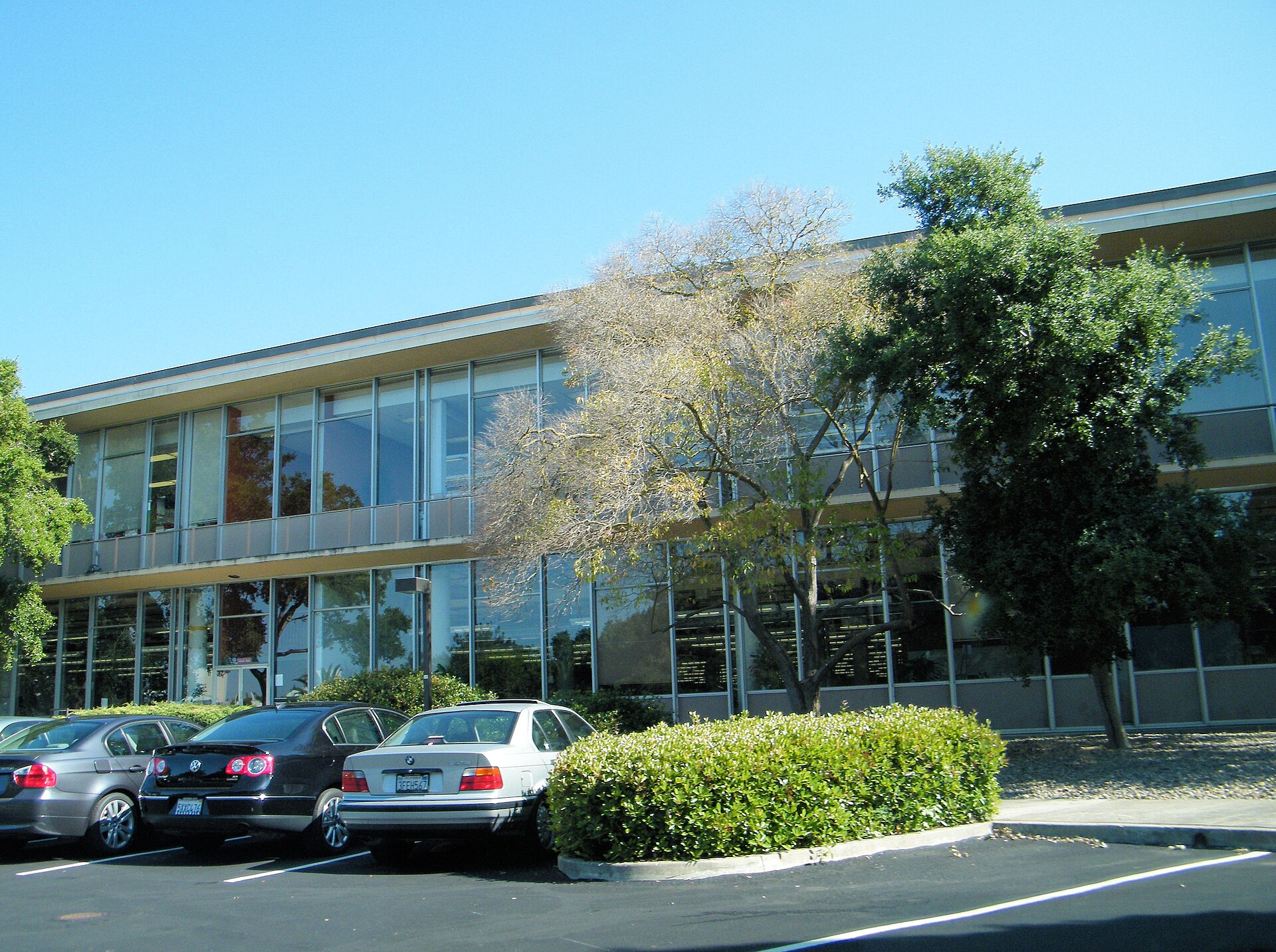Exterior of a Facebook office building